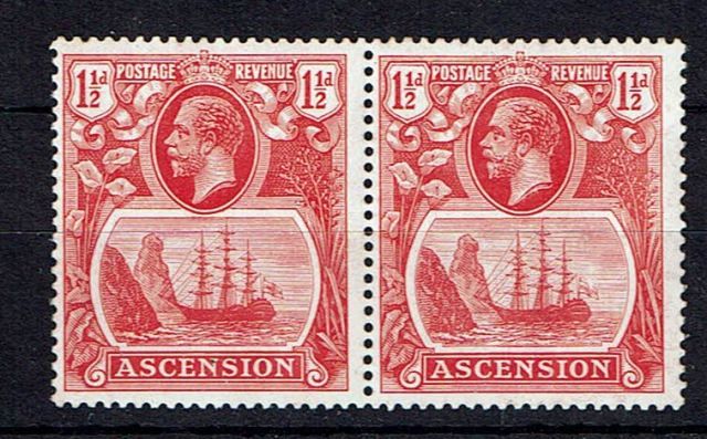 Image of Ascension SG 12/12b UMM British Commonwealth Stamp